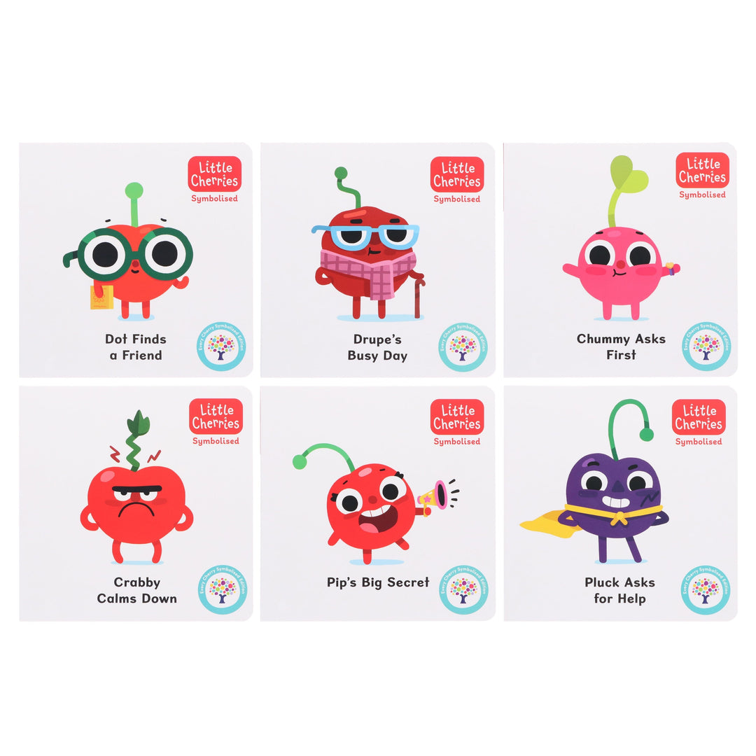 The Little Cherries Series illustrated 6 Books Collection Box Set (6 Free Audio Books Included) - Ages 5-7 - Paperback