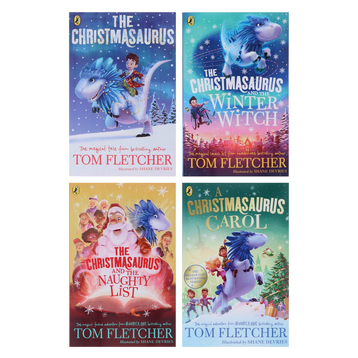 The Christmasaurus Collection by Tom Fletcher Illustrated 4 Books Set - Ages 6+ - Paperback