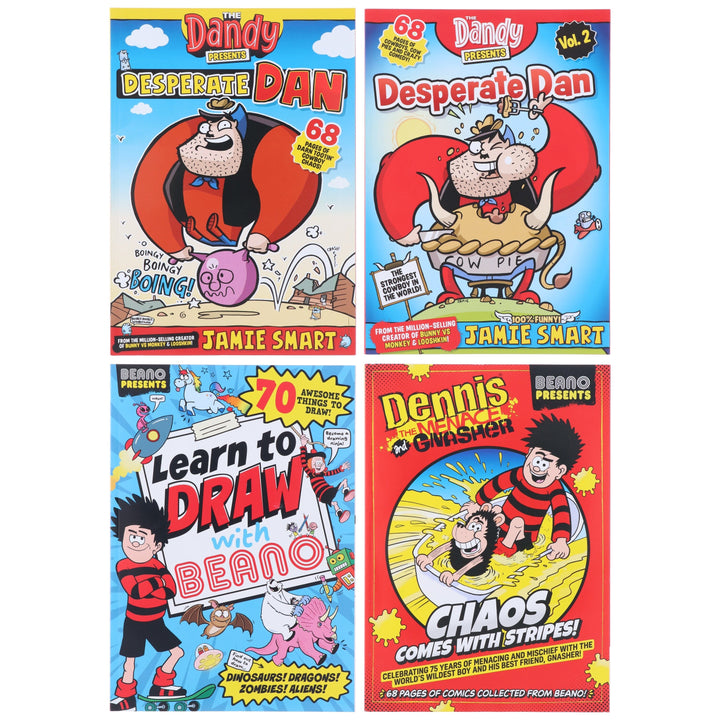 The Beano & Dandy Presents 4 Comic Books Collection Set - Ages 5+ - Paperback