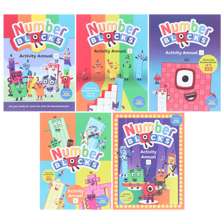 Numberblocks Fun Activity Collection 5 Books Set By Sweet Cherry Publishing - Ages 4+ - Paperback