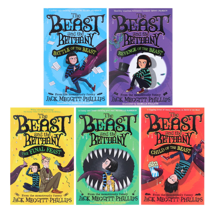 The Beast and the Bethany Series By Jack Meggitt-Phillips Illustrated 5 Books Collection Set - Ages 8+ - Paperback