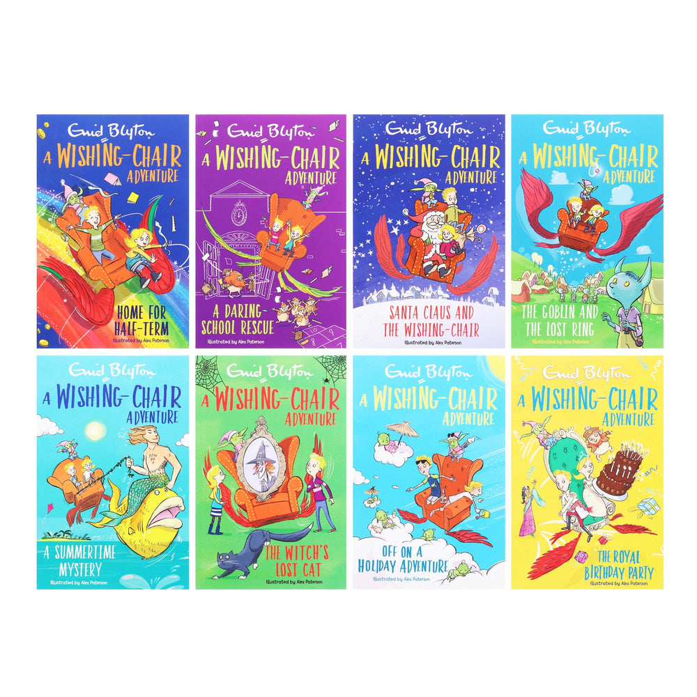 The Wishing-Chair Short Story Collection 8 Books Box Set By Enid Blyton - Ages 5-8 - Paperback 5-7 Hodder