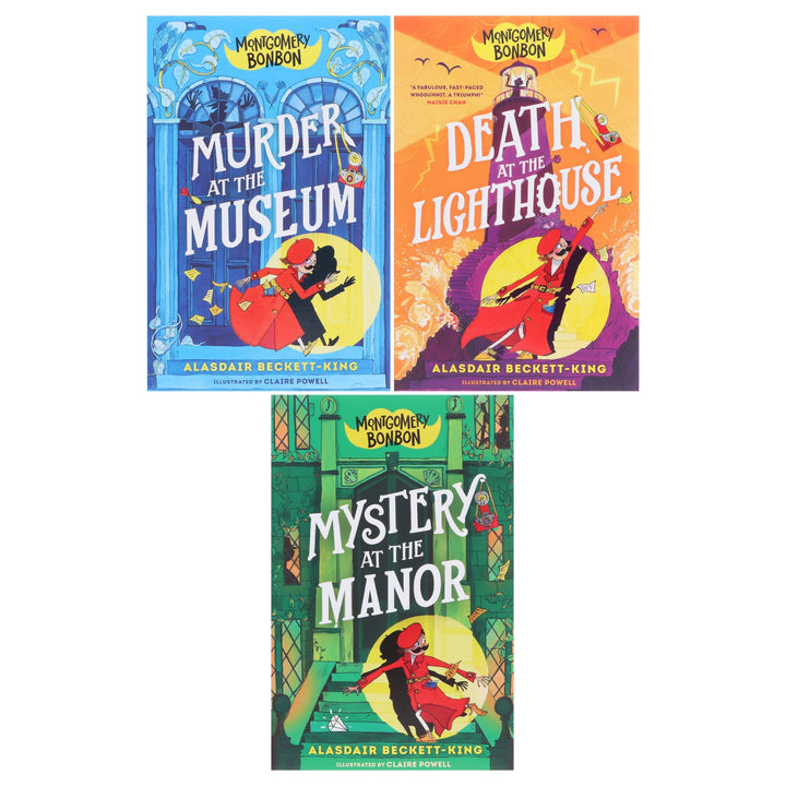 Montgomery Bonbon Series by Alasdair Beckett-King: 3 Books Collection Set - Ages 9-12 - Paperback