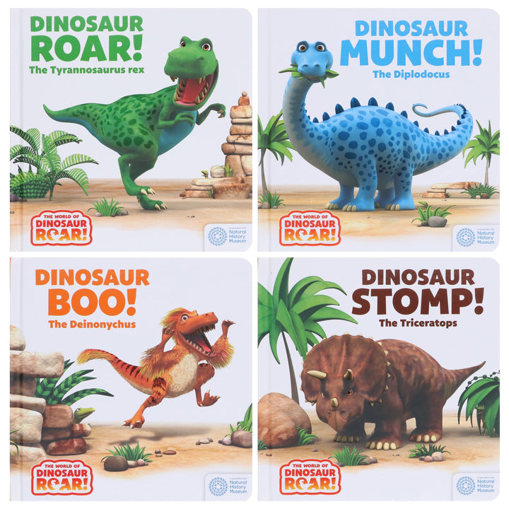 The World of Dinosaur Roar! Series (Set 2) By Peter Curtis & Jeanne Willis 4 Books Collection Set - Ages 3+ - Board Book 0-5 Hachette