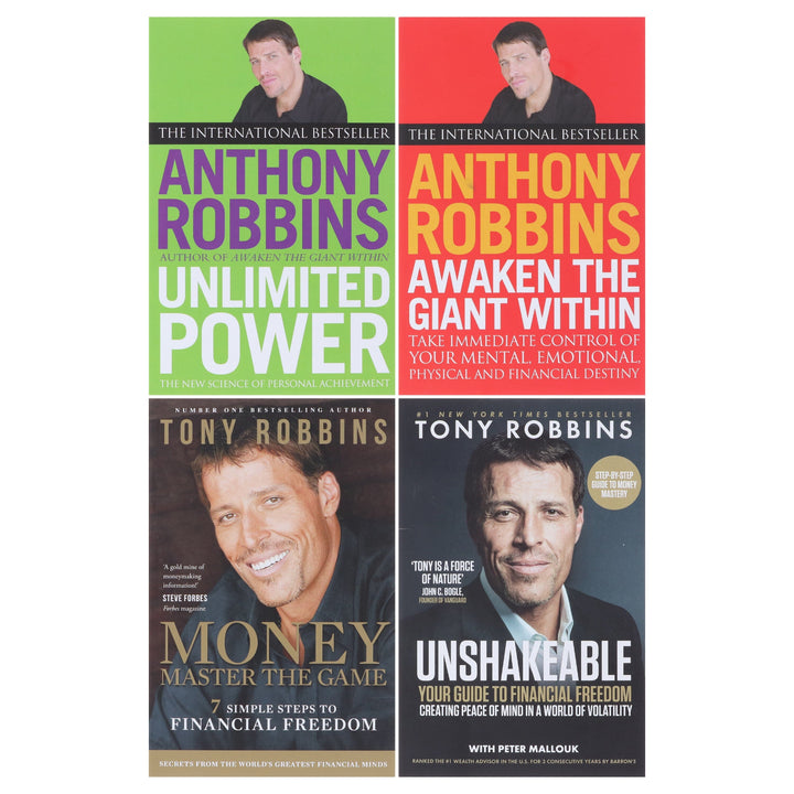 Anthony & Tony Robbins Success Mastery Collection 4 Books Set - Non Fiction - Paperback