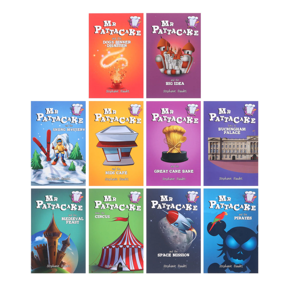 Mr Pattacake The Complete Collection 10 Books by Stephanie Baudet - Ages 7-9 - Paperback 7-9 Sweet Cherry Publishing