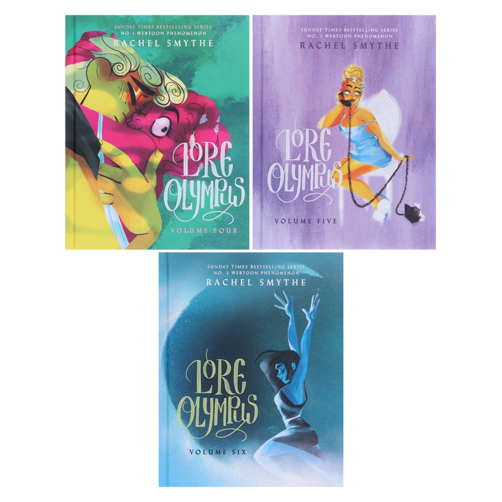 Lore Olympus By Rachel Smythe (Volume 4-6) illustrated 3 Books Collection Set - Ages 15+ - Hardback