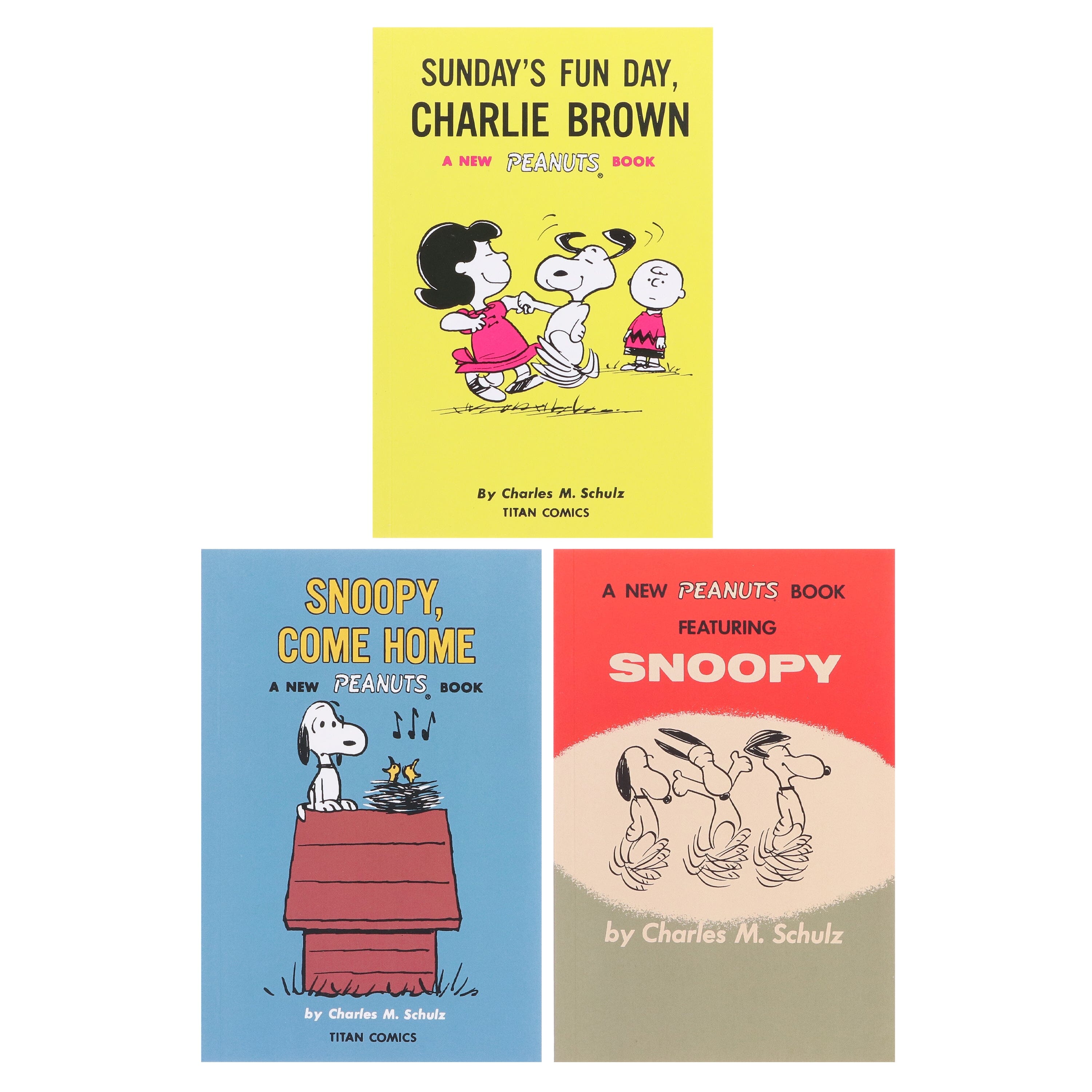 Peanuts: The Snoopy Collection (Includes 3 Art Cards!) 3 Books
