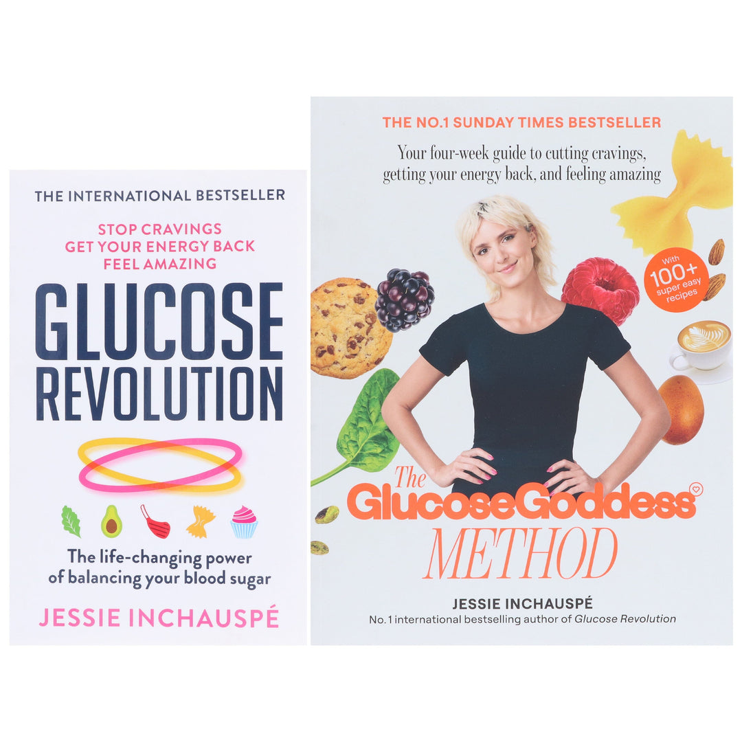 Glucose Revolution & The Glucose Goddess Method By Jessie Inchauspe 2 Books Collection Set- Non Fiction - Paperback