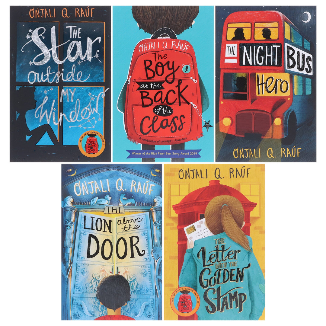 Onjali Q. Rauf Collection 5 Books Set (The Letter with the Golden Stamp and Other Novels) - Ages 8-12 - Paperback