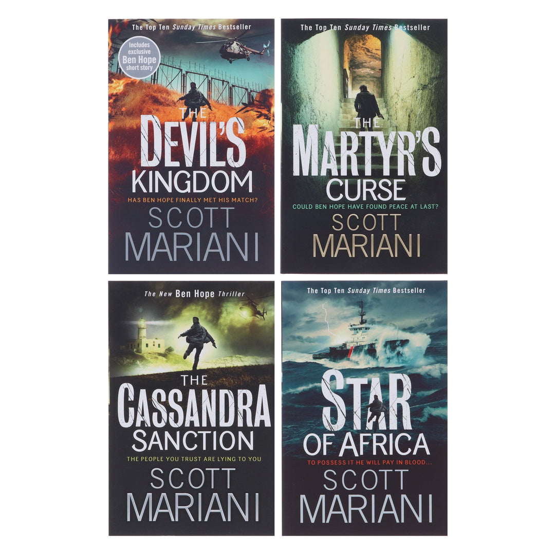 Ben Hope Thriller Series By Scott Mariani (Book 11-14) Collection 4 Books Set - Fiction - Paperback
