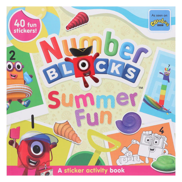 Numberblocks Summer Fun: A Sticker Activity Book - Quizzes, Puzzles, Fun Games - Ages 3-6 - Paperback