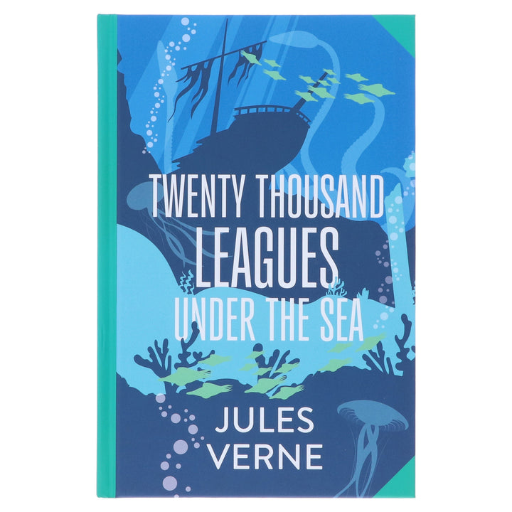 Twenty Thousand Leagues Under the Sea by Jules Verne - Fiction - Sprayed Edges Hardback