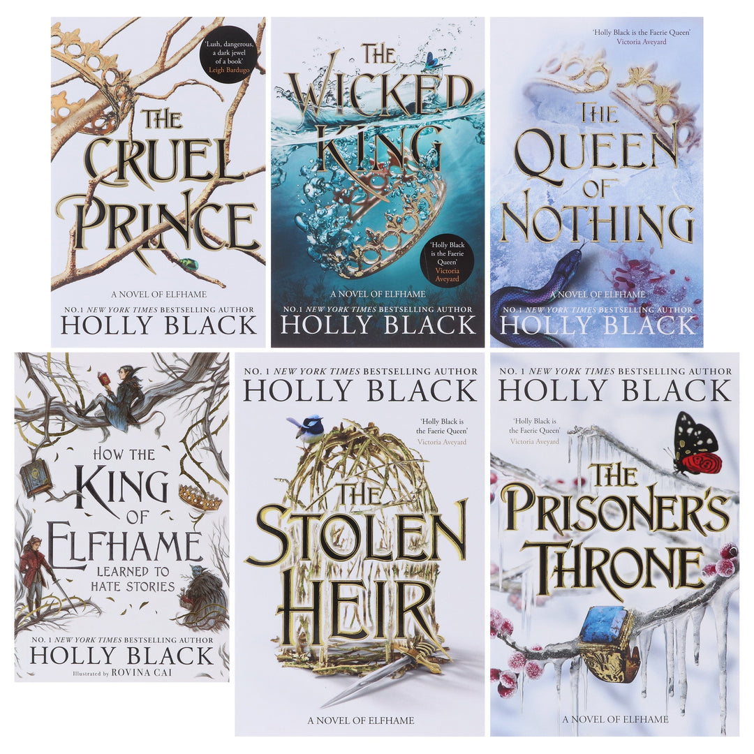 The Folk of the Air & The Stolen Heir Series by Holly Black 6 Books Collection Set - Ages 14+ - Paperback