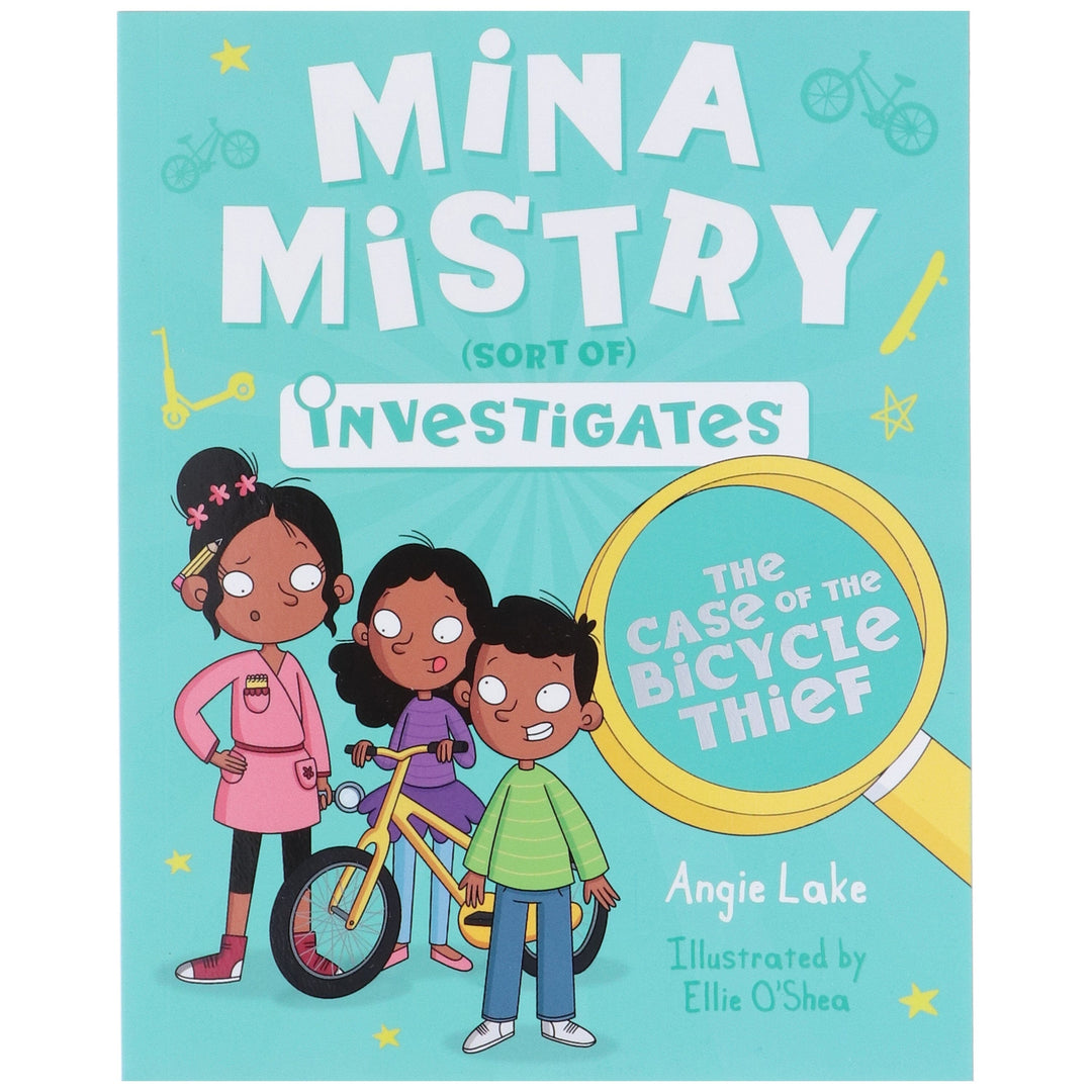 Mina Mistry Investigates Book 3: The Case of the Bicycle Thief by Angie Lake - Ages 7-9 - Paperback