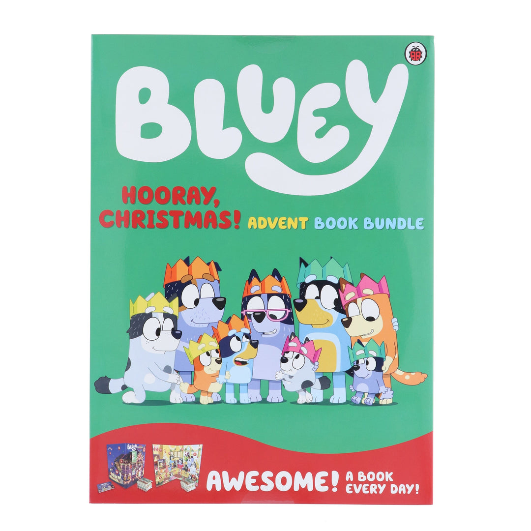 Bluey: Hooray, Christmas! Advent Calendar Book Bundle - Ages 3-6 - Paperback