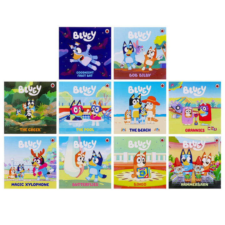 Bluey Let's Do This! 10 Picture Books Collection Box Set - Ages 3-7 - Paperback 5-7 Penguin