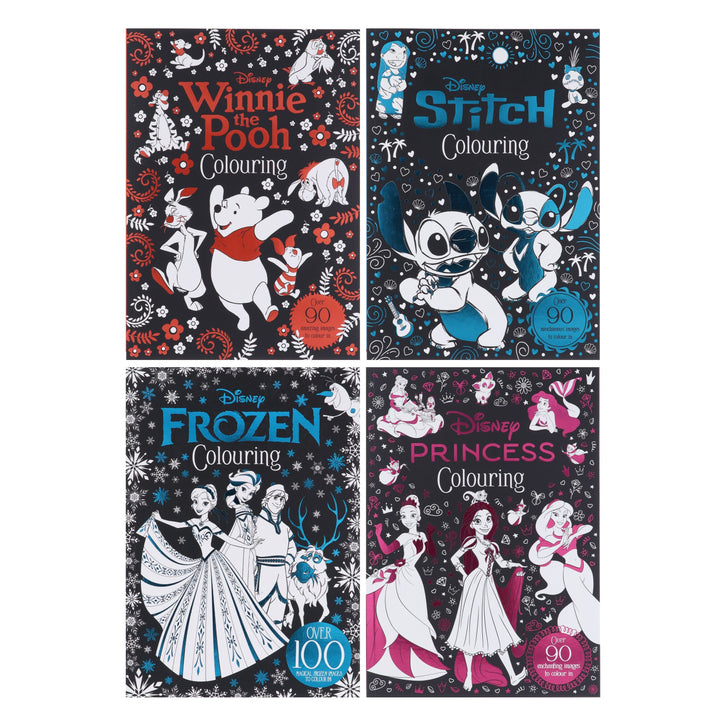 Disney Colouring Collection by Walt Disney 4 Books Set - Ages 5+ - Paperback