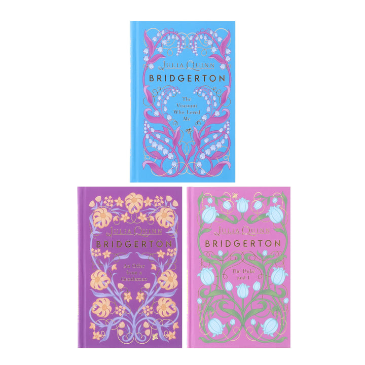 Bridgertons Series by Julia Quinn 3 Books Collector's Edition Set - Fiction - Sprayed Edges Hardback