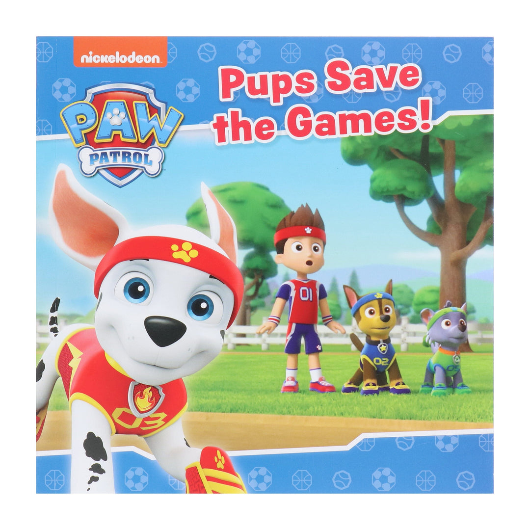 PUPS SAVE THE GAMES! - Paw Patrol Picture Story Book - Ages 3-5 - Paperback