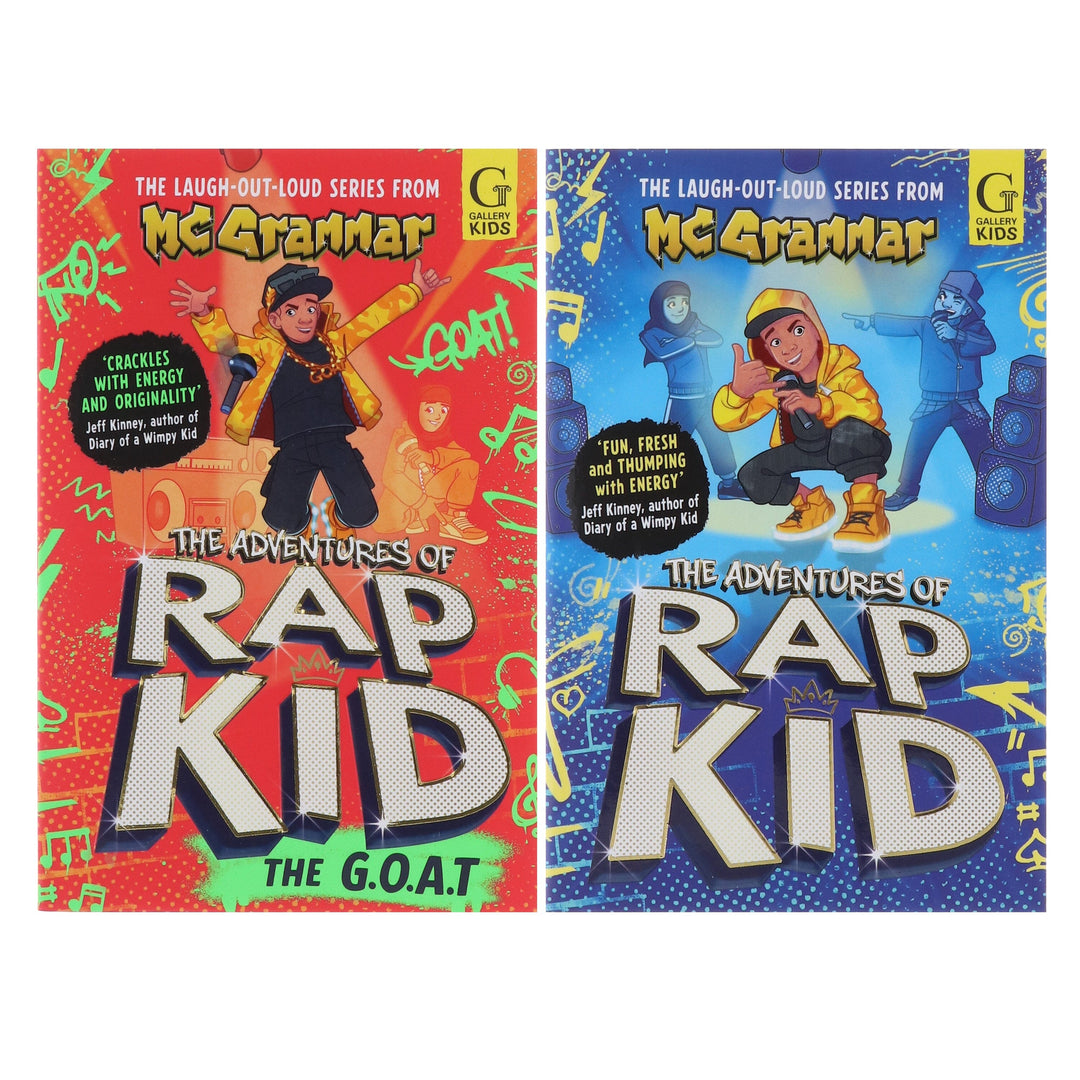 The Adventures of Rap Kid Series by MC Grammar 2 Books Collection Set - Ages 8+ - Paperback