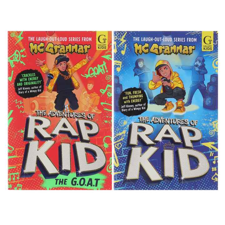 The Adventures of Rap Kid Series by MC Grammar 2 Books Collection Set - Ages 8+ - Paperback