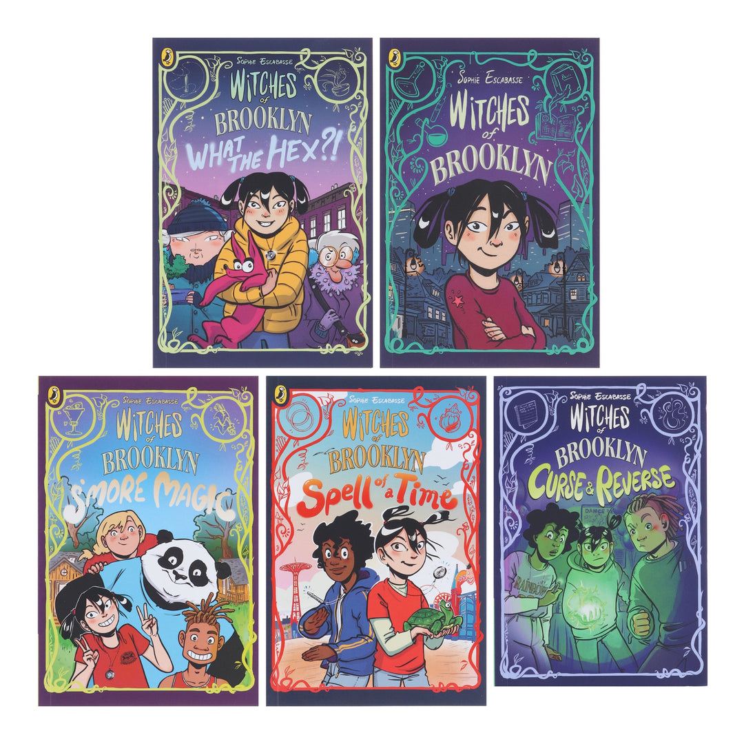 Witches of Brooklyn Graphic Novel Series by Sophie Escabasse 5 Books Collection Set - Ages 7-14 - Paperback