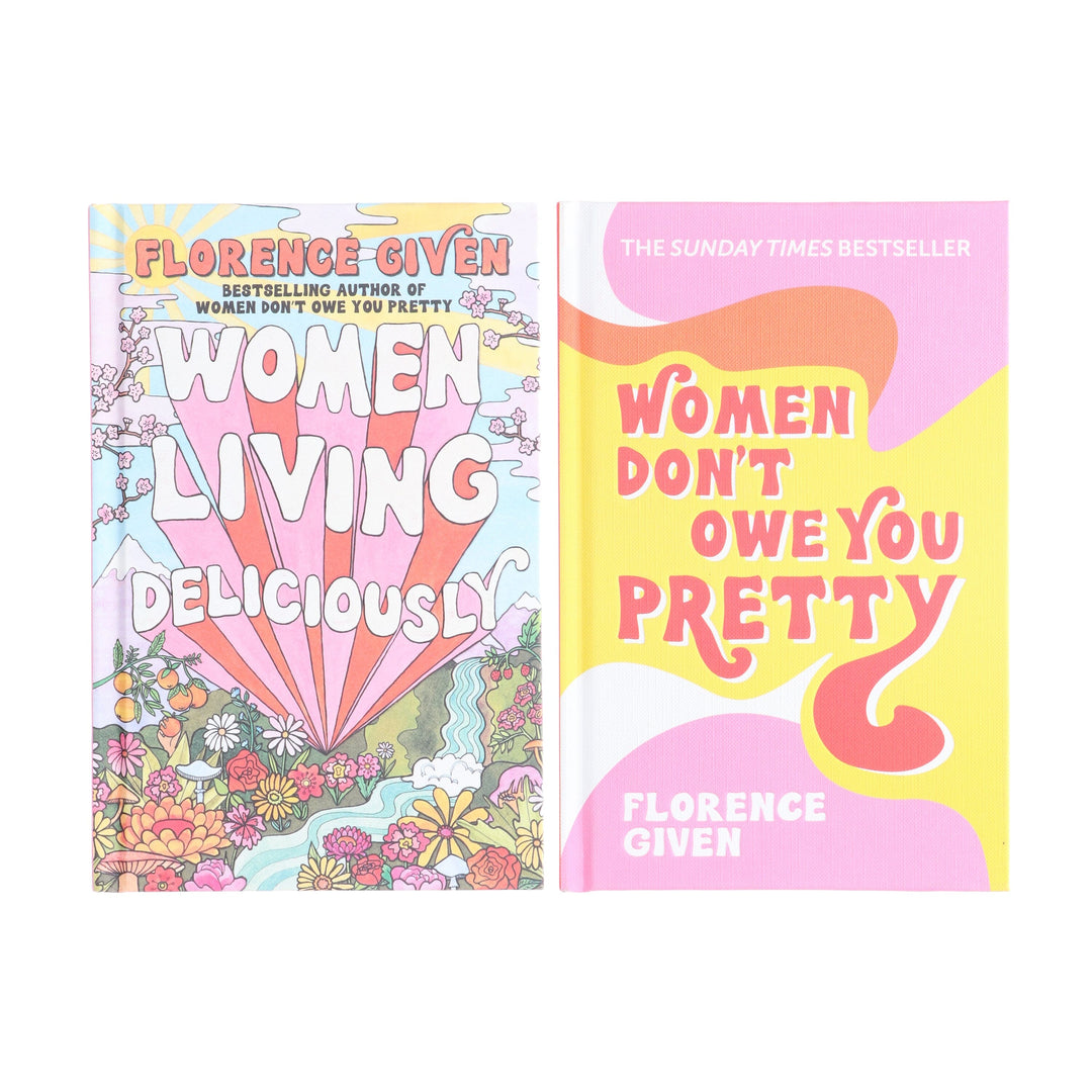 Florence Given Bestseller Bundle: "Women Don’t Owe You Pretty" & "Women Living Deliciously" 2 Book Set - Non-Fiction - Hardback