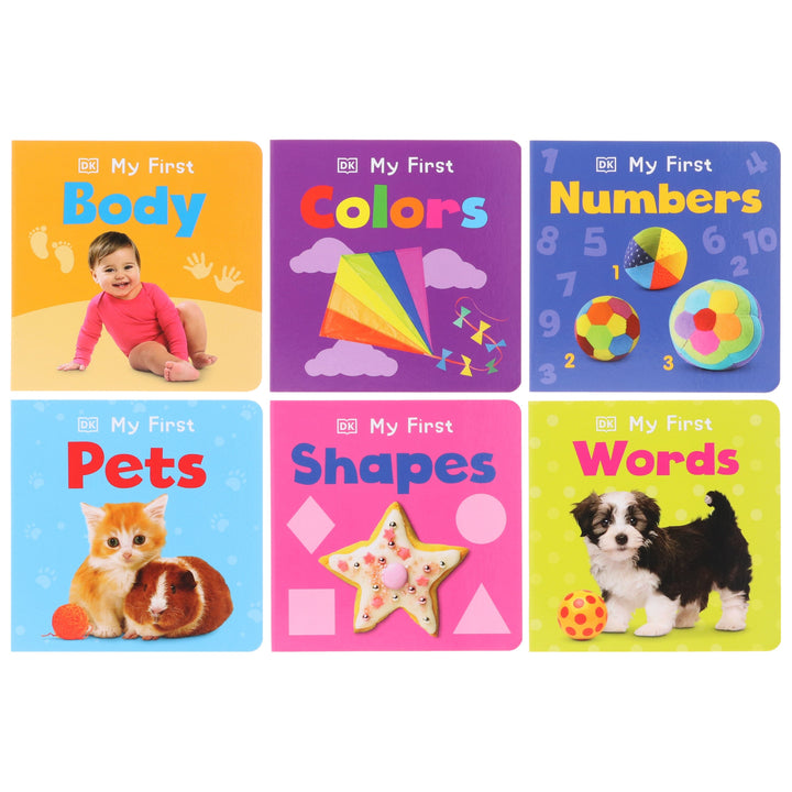 DK: My First Learning Library 6 Books Collection Box Set - Ages 0-5 - Board Book