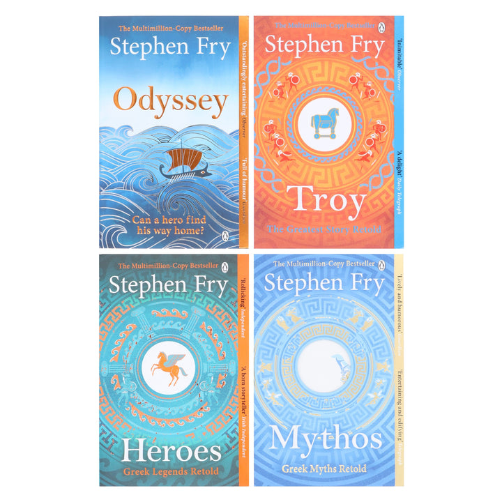 Greek Myths Series By Stephen Fry 4 Books Collection Set - Fiction - Paperback