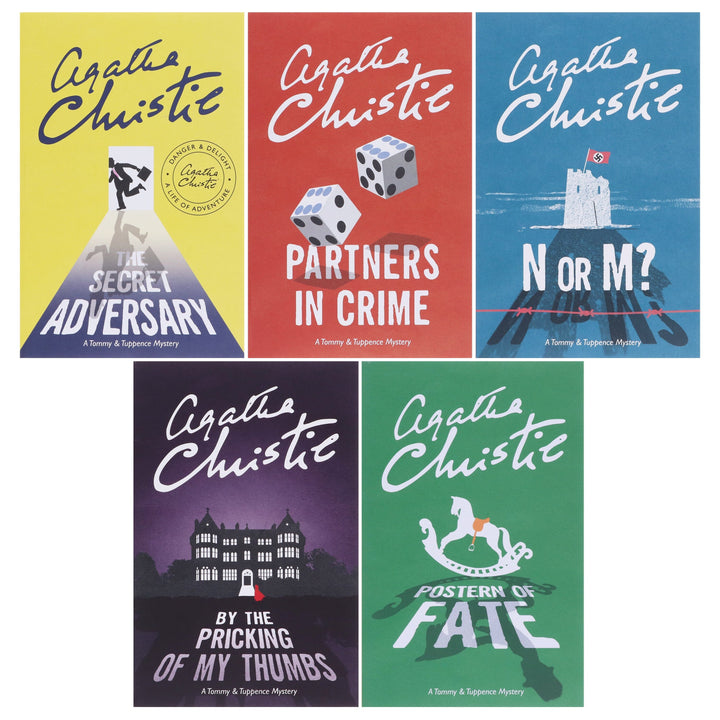 A Tommy and Tuppence Mystery Series by Agatha Christie 5 Books Collection Set - Fiction - Paperback