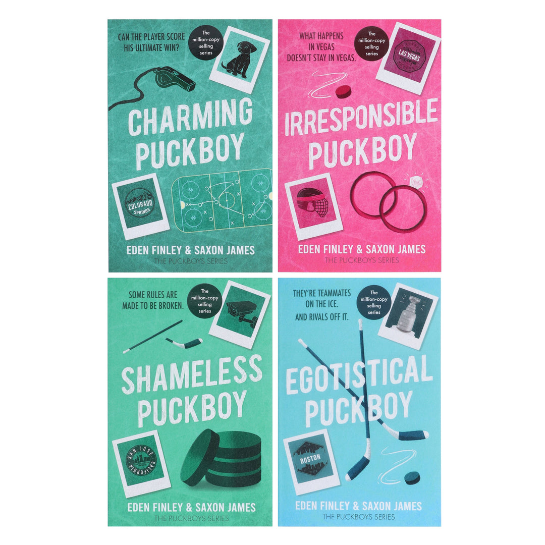 The Puckboys Series by Saxon James & Eden Finley 4 Books Collection Set - Fiction - Paperback