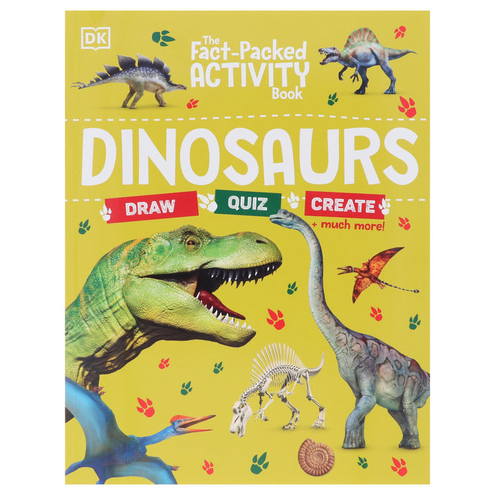 The Fact-Packed Activity Book: Dinosaurs by DK - Ages 5+ - Paperback