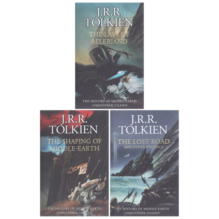 The History of Middle-Earth by Christopher & J. R. R. Tolkien Box Set 2 : Illustrated 3 Books Set - Fiction - Hardback
