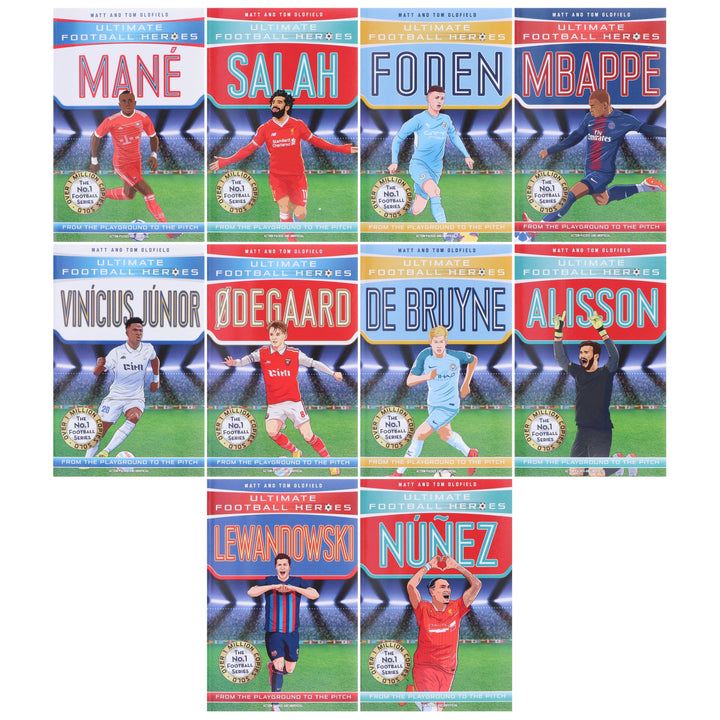 Ultimate Football Heroes Series 2 By Matt & Tom Oldfield: 10 Books Collection Set - Ages 7-12 - Paperback