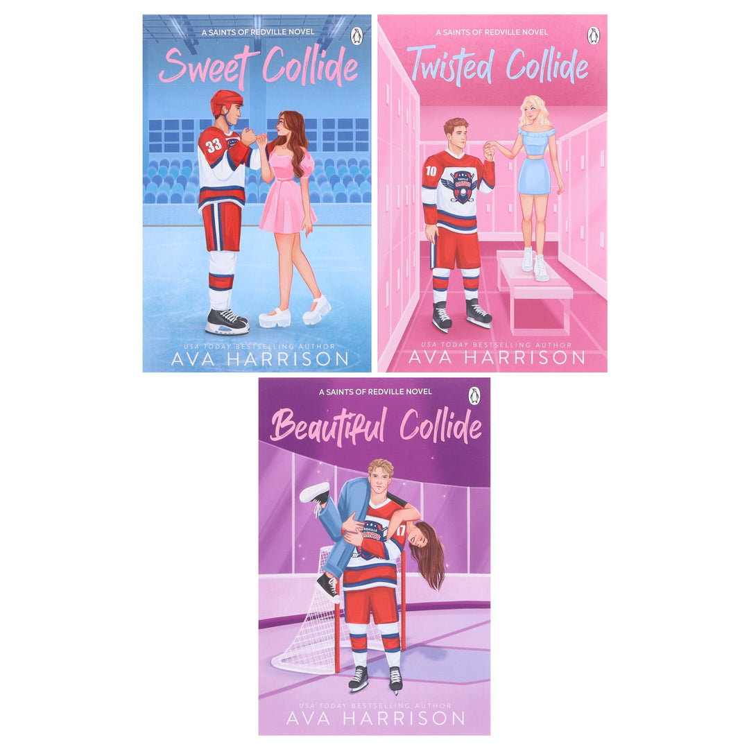 Redville Saints Series by Ava Harrison 3 Books Collection Set - Fiction - Paperback