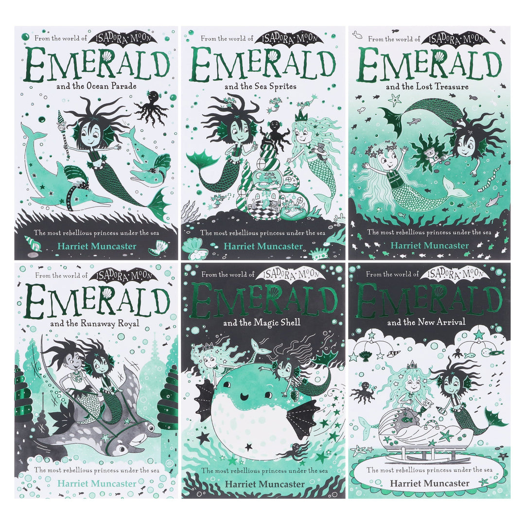 Emerald Series Book 1-6 (World of Isadora Moon) By Harriet Muncaster: 6 Books Collection Set - Ages 5-7 - Paperback