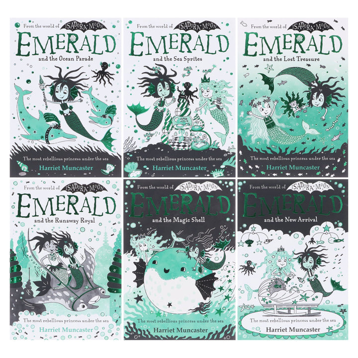Emerald Series Book 1-6 (World of Isadora Moon) By Harriet Muncaster: 6 Books Collection Set - Ages 5-7 - Paperback