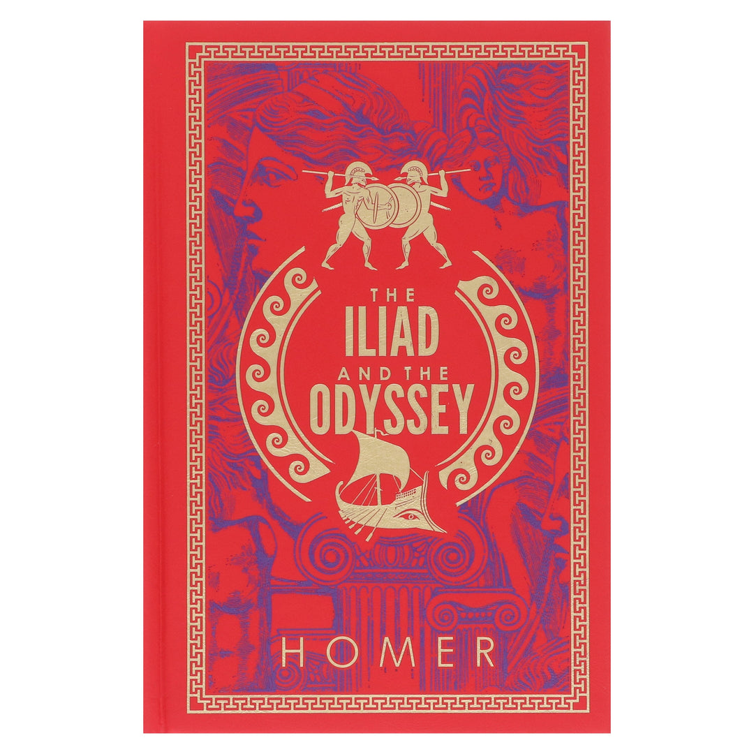 The Iliad and The Odyssey (Leather-bound) by Homer - Fiction - Paperback