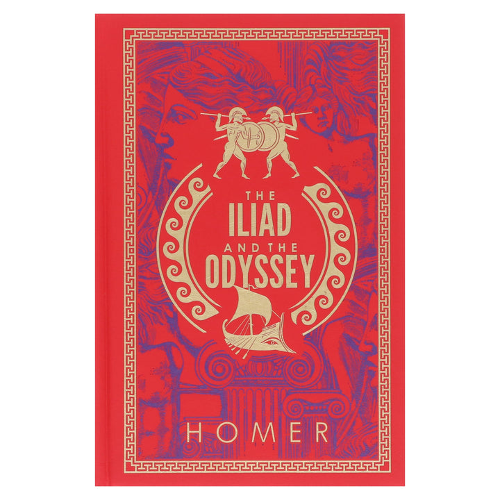 The Iliad and The Odyssey (Leather-bound) by Homer - Fiction - Paperback
