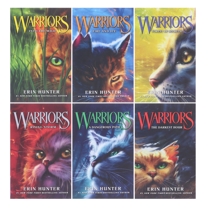 Warrior Cats: Series 1 The Prophecy Begins by Erin Hunter 6 Books Collection Set - Ages 8-12 - Paperback