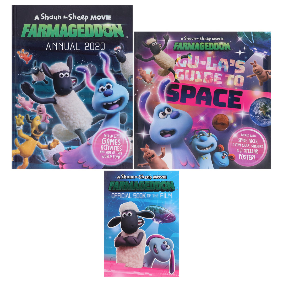 An Official Shaun the Sheep Movie: Farmageddon 3 Books Collection By Sweet Cherry Publishing - Ages 6-9 - Paperback