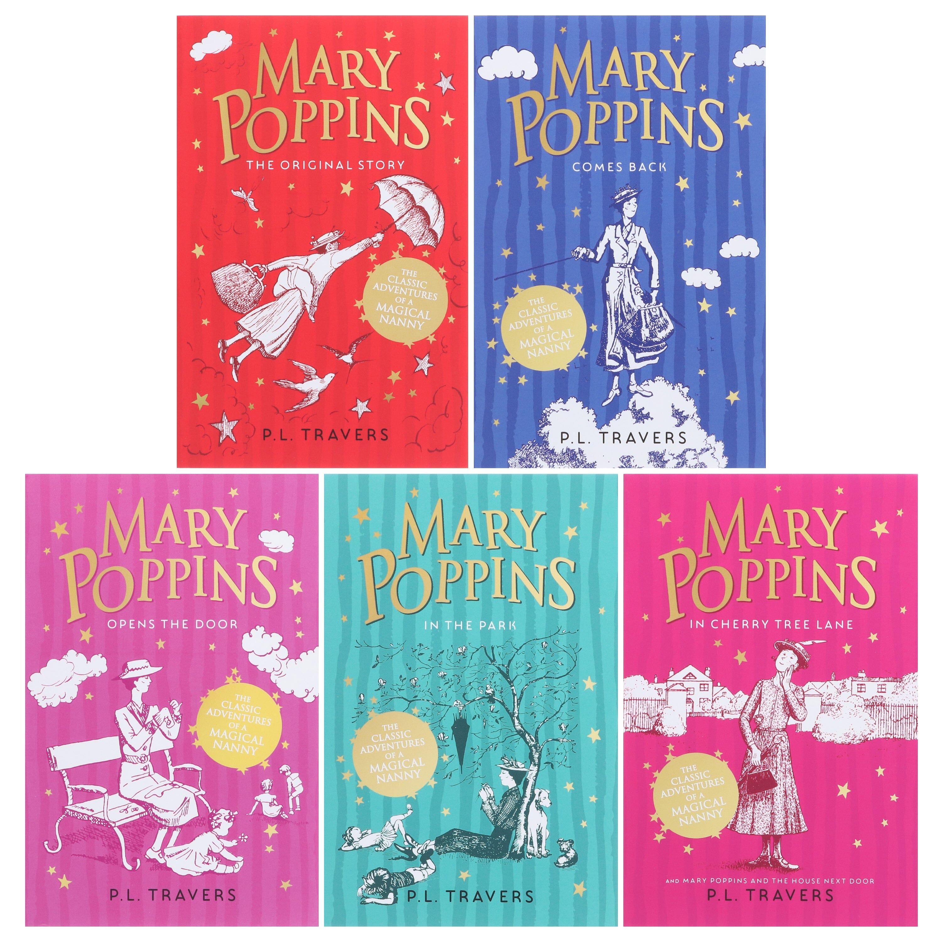 Mary Poppins By P. L. Travers - 5 Books – American Bookworm