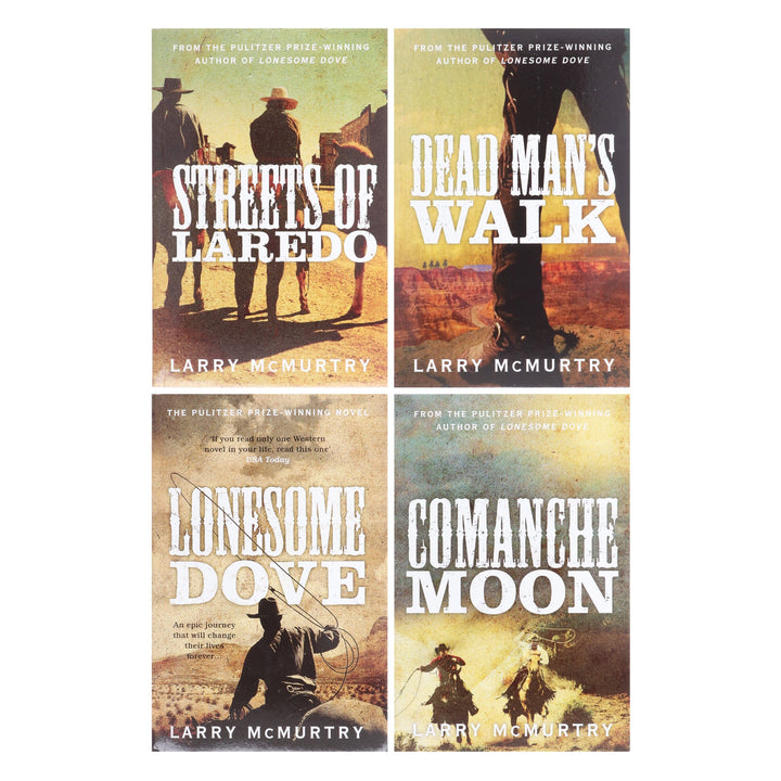 Lonesome Dove Series By Larry McMurtry 4 Books Collection - Fiction - Paperback