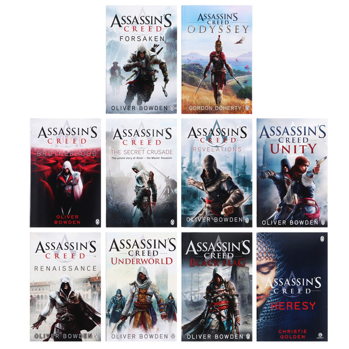 Assassin’s Creed by Oliver Bowden 10 Books Collection Set - Fiction - Paperback Fiction Penguin