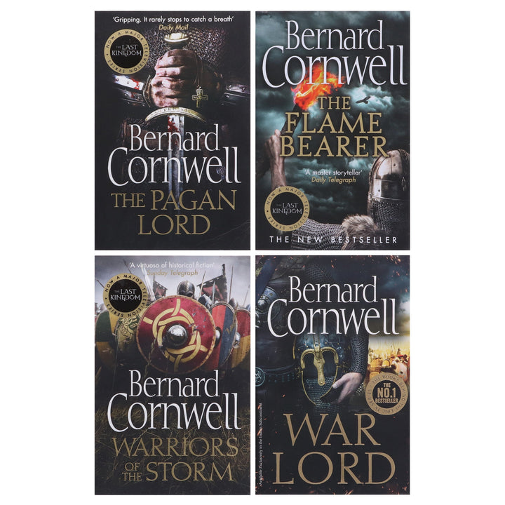 The Last Kingdom by Bernard Cornwell (Books 7, 9, 10 & 13) Collection 4 Books Set - Fiction - Paperback