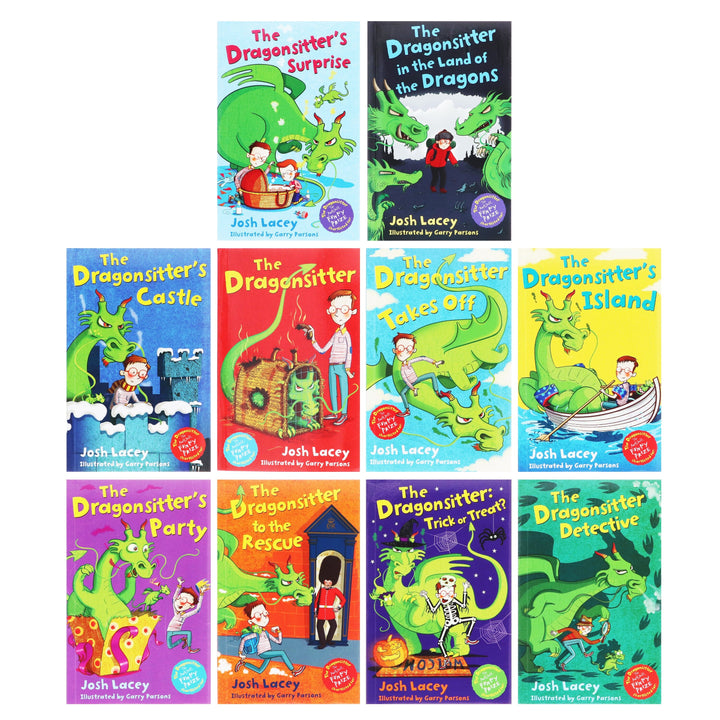 The Dragonsitter Series By Josh Lacey 10 Books Collection Set - Ages 5-7 - Paperback 5-7 Andersen Press Ltd