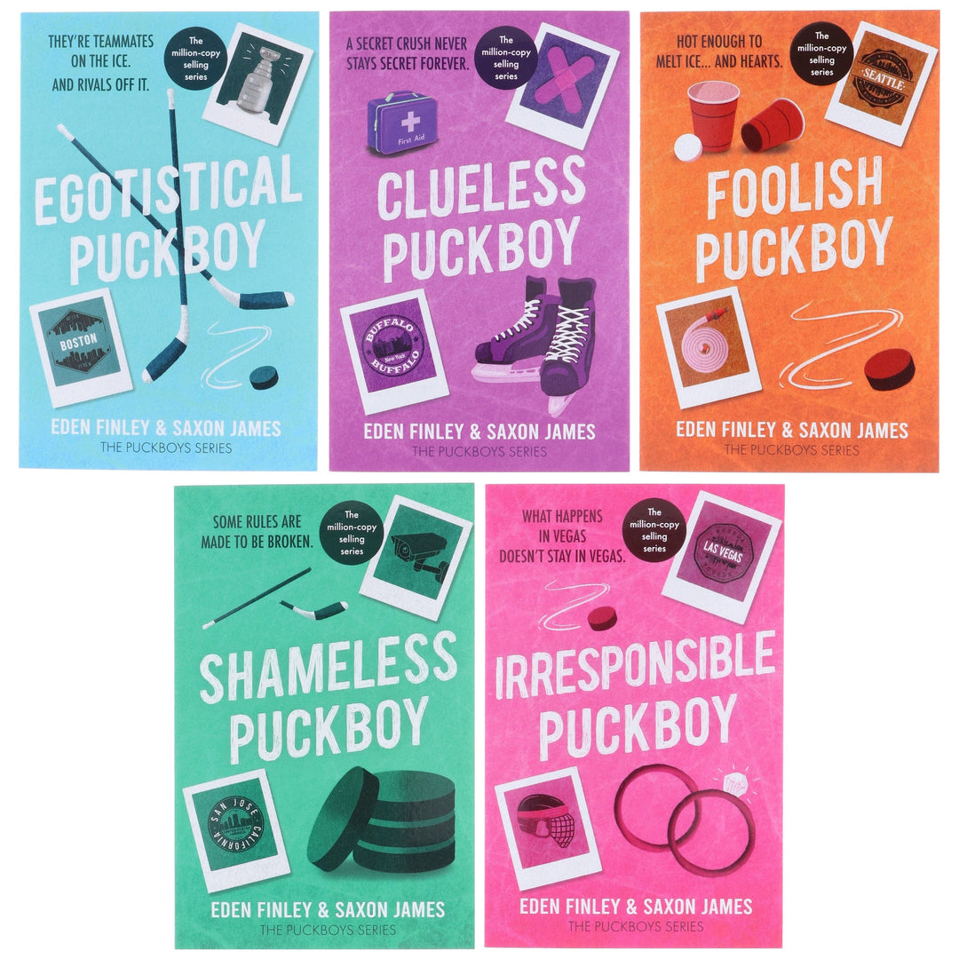 The Puckboys Series (Book 1-5) by Saxon James & Eden Finley 5 Books Collection Set - Fiction - Paperback