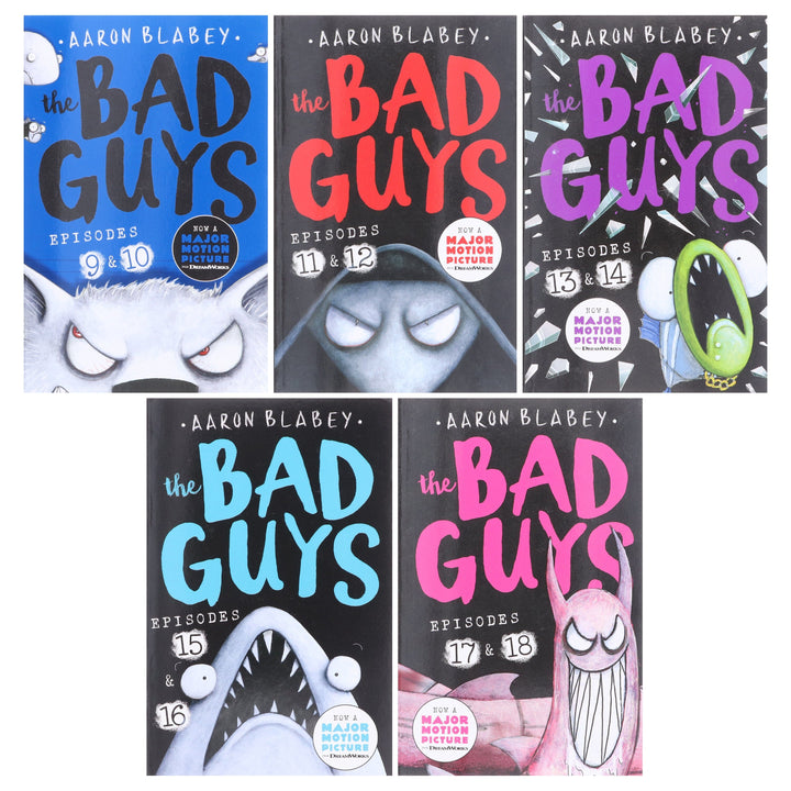 The Bad Guys Episodes 9-18 By Aaron Blabey 5 Books Collection Set - Ages 7-9 - Paperback