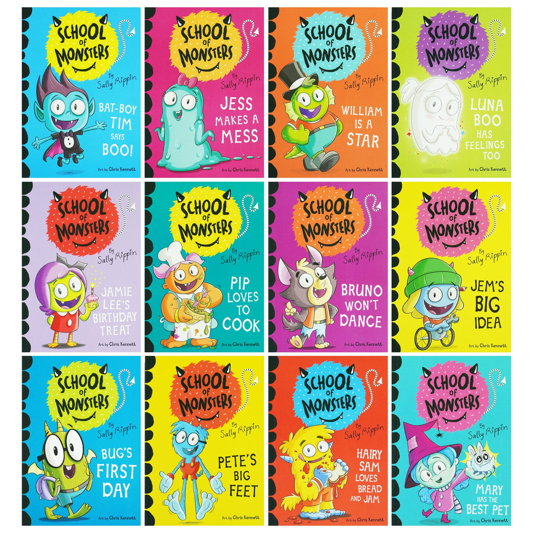 the monsters series School of Monsters Series by Sally Rippin 12 Books Collection Box Set – American Bookworm